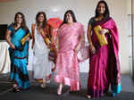 Ladies having fun time during the event Loom Leea - A Saree Fiesta