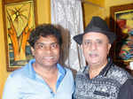Johnny Lever and Rajesh Puri during the premiere of Hindi play