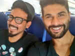 Rohan Sreshtha and Kunal Rawal on flight