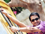Actor Santhanam poses for a photo during an exclusive photo-shoot
