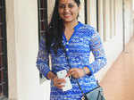 Actress Sarayu at the screening of short film