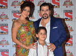 Tanaaz and Bakhtiyaar with son Zeus during the SAB Ke Anokhe Awards 2015