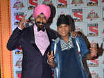 Gurucharan Singh and Samay Shah during the SAB Ke Anokhe Awards 2015