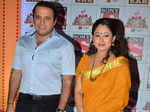 Mandar Chandwadkar and Sonalika Joshi during the SAB Ke Anokhe Awards 2015