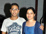 Parag and Kirti during the comedy show