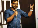 Saurav Goyal during the comedy show