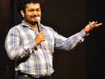 Subhankar Chowdhury performs during the comedy show