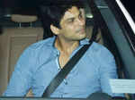 Siddharth Shukla arrives for the special screening of movie Bahubali