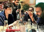 Shah Rukh Khan and Ajay Devgn