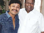 Ganesh and SV Babu during the launch of film Pataki