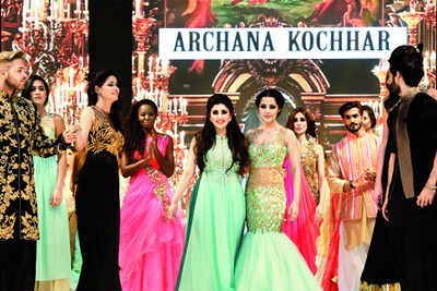 Archana Kochhar launches summer bridal range with Celina Jaitly