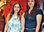 Poonam and Sunanda during a party organised by Rotary Club