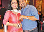 Rakhi and Ashu during a party organised by Rotary Club
