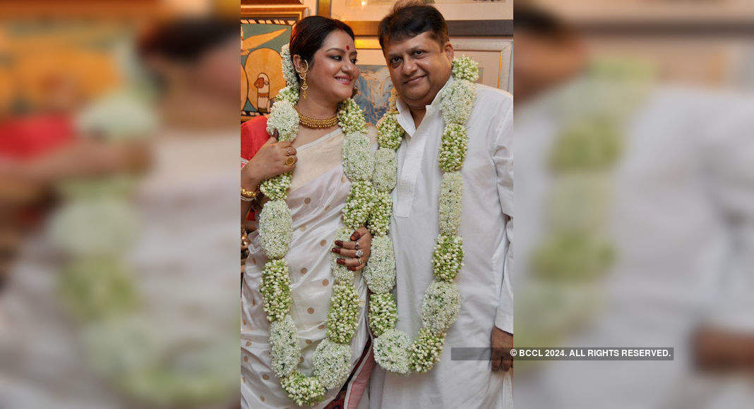 Sudipa Mukhopadhyay And Agnidev Chatterjee At Their Wedding