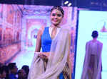 A model walks the ramp during Aiyanna 2015