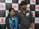 Nandhini and Madhan Karky during the event