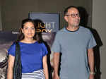 Alvira Khan and Atul Agnihotri during the screening of movie Bahubali