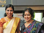 Sunitha and Beena unnikrishnan during the P Kesavadev Literary Award