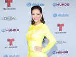 Gaby Espino arrives at Premios Tu Mundo Awards