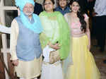 Shahid Kapoor's family pose for a photo-op during the wedding ceremony