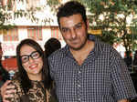 Amjad Khan's younger son Seemaab Khan during the launch