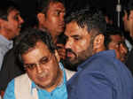 Sunil Shetty and Subhash Ghai during the trailer launch