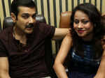 Prosenjit and Nina during the premiere