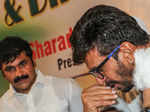 Jaaved Jaffrey and Sharad Pawar during the Iftar party