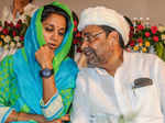 Nawab Malik and Supriya Sule during the Iftar party