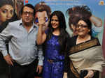 Ranjit, Koel and Deepa during the premiere of Bengali film Besh Korechi Prem Korechi