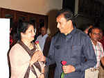 Aarti and Anil Deshmukh during the staging of a Marathi play