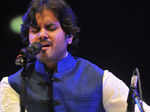 Javed Ali sings during the musical concert