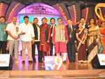 Celebs pose for a photo during TSR TV9 National Film Awards