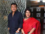 Saswata Chatterjee with wife Mohua during the launch