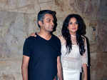 Neeraj Ghaywan and Richa Chadda during the screening of Bollywood film Masaan