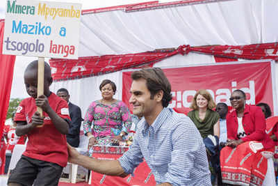 Federer launches childcare centre in impoverished Malawi