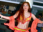 Alina performs belly dance