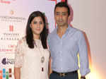 Puja and Puneet during the relaunch party