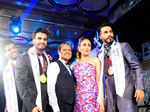 Times Group MD, Vineet Jain and Kareena Kapoor pose with Mr. India 2015 winners