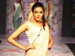 A model walks the ramp