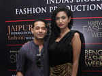 Jattin Kochhar poses with a model