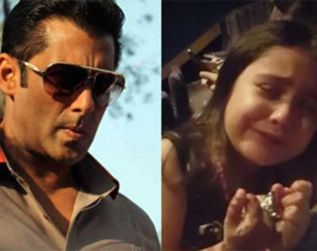 
Salman reacts on little girl crying video

