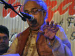 Ajay Pohankar performs during the Khazana Ghazal Festival