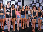 Models during the Lakme Fashion Week Winter/ Festive '15 auditions
