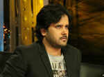 Javed Ali on the sets of TV reality show Great Music Gurukul