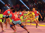 Players in action during the Pro Kabaddi League