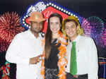 Joe, Jessica and Fernando during a party