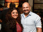 Bineeta and Rahul Singh during the outlet launch of Beer Café