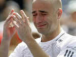 Andre Agassi couldn’t control his tears
