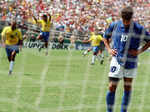 Italy’s Roberto Baggio is remembered for missing a crucial penalty